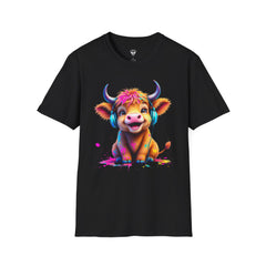 Cute Cow Graphic T-Shirt, Fun Animal Tee, Unisex Casual Wear, Gift for Cow Lovers, Trendy Summer Shirt