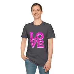 Love Balloon Graphic Unisex T-Shirt, Cute Couples Apparel, Valentine's Day Gift, Casual Wear, Trendy Gift Idea, Statement Tee