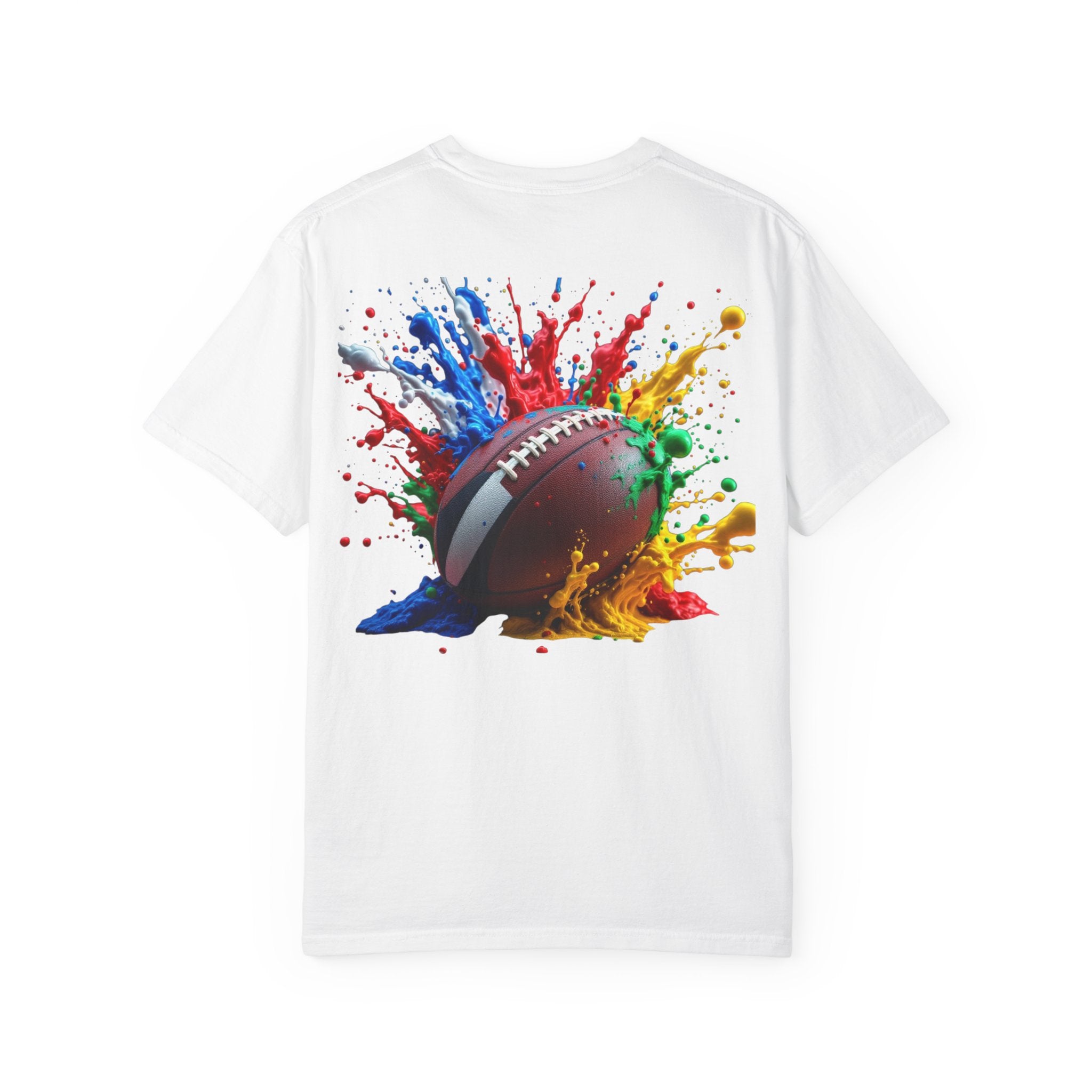 Rugby Ball Graphic T-Shirt, Unisex Vintage Tee, Perfect for Festivals, Beach Days, and Casual Wear, Gift for Sun Lovers