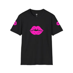 Kiss Lip Graphic Tee – Cute Unisex T-Shirt for Flirty Vibes, Perfect for Valentine's Day, Casual Outings, Gifts, Summer Fashion