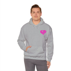 Cozy Love Heart Hoodie | Unisex Sweatshirt for Valentine's Day, Gift for Her, Celebrations, Casual Wear, Anniversary