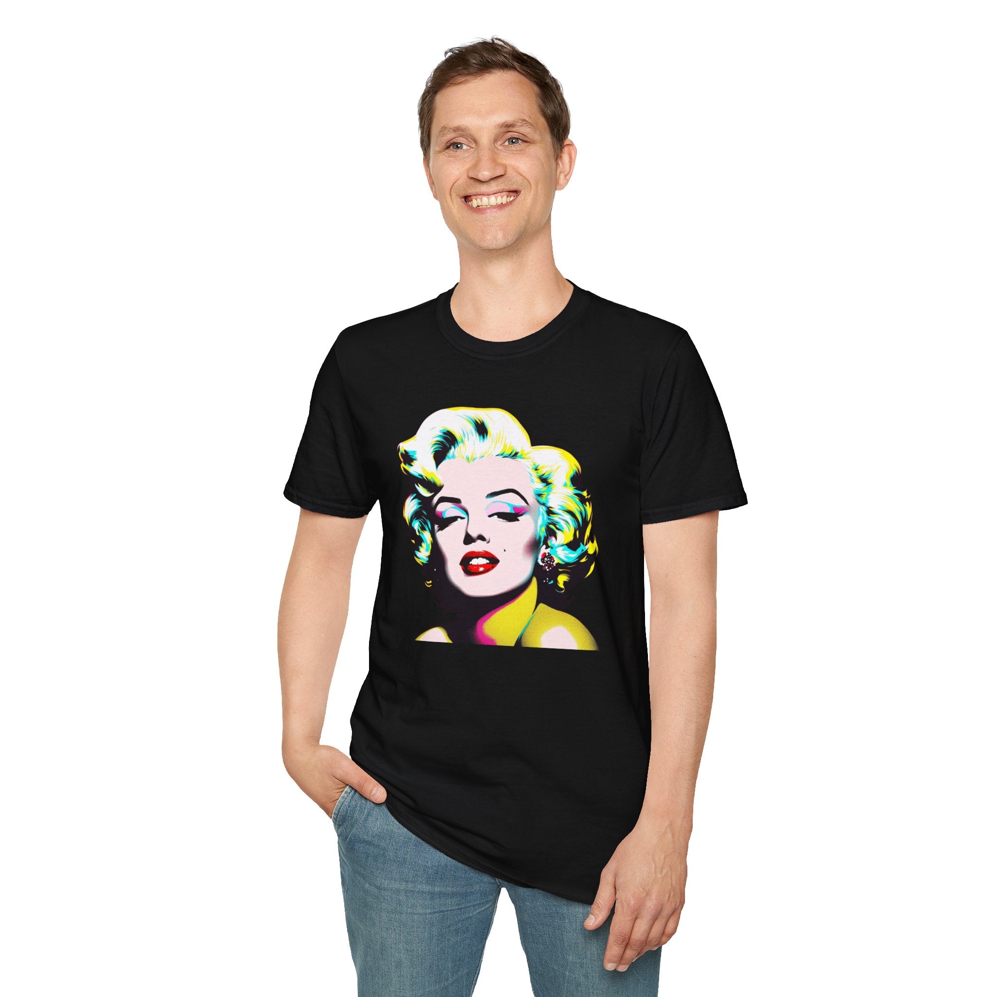 Pop Art Marilyn Monroe Unisex T-Shirt, Retro Tee, Vintage Style Shirt, Gift for Her, 90s Nostalgia Fashion