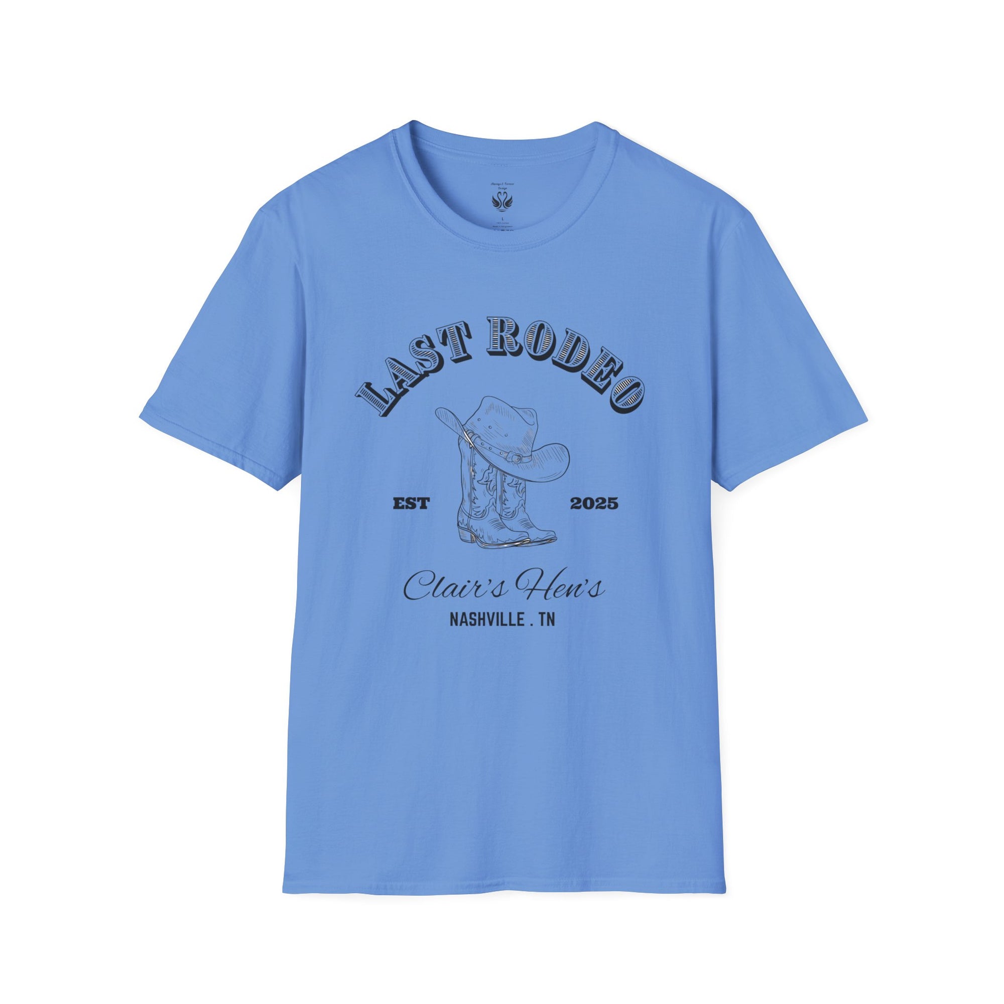 Last Rodeo Unisex Softstyle T-Shirt, Vintage Western Tee, Country Music Shirt, Nashville Souvenir, Festival Apparel