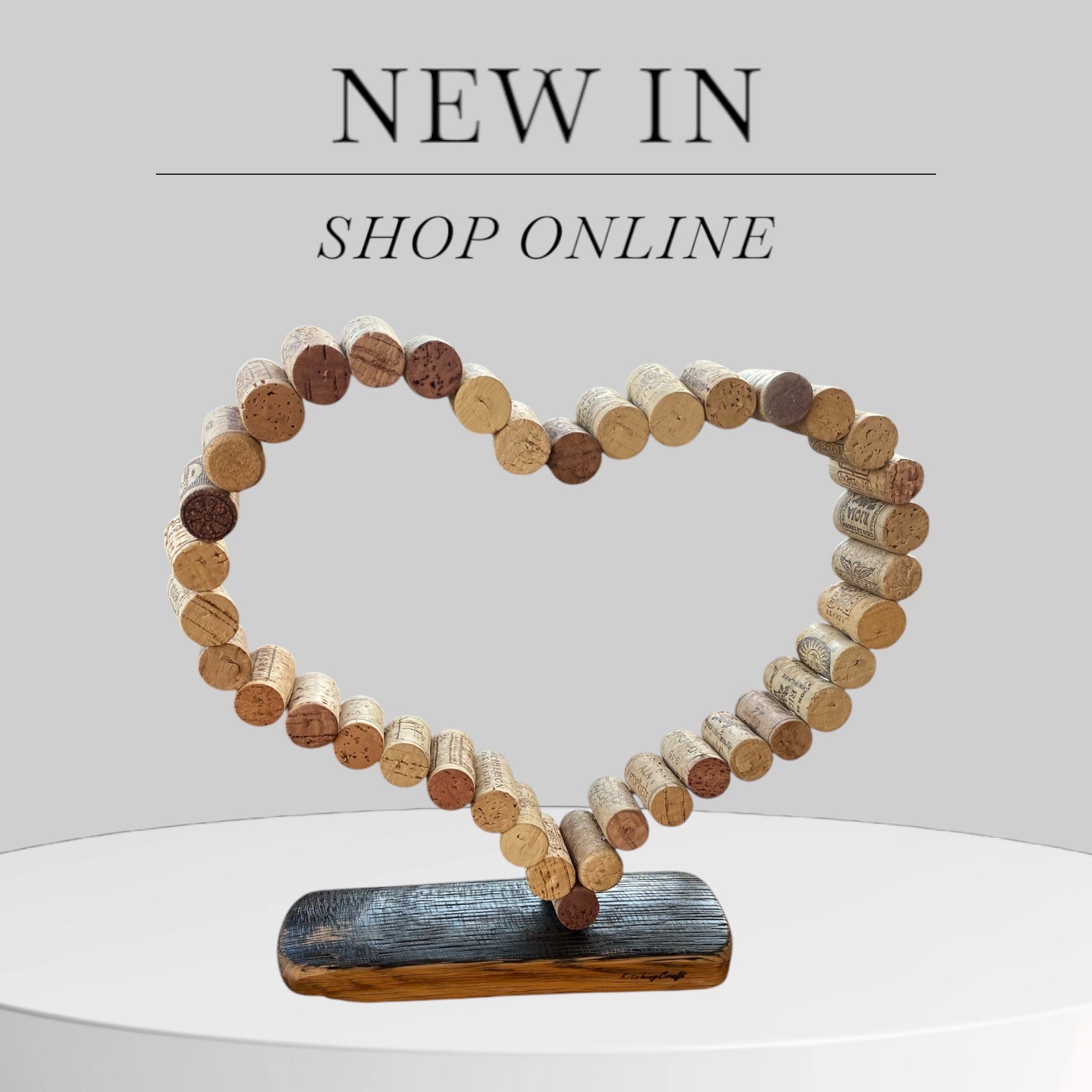 Cork Heart & Whiskey Stave