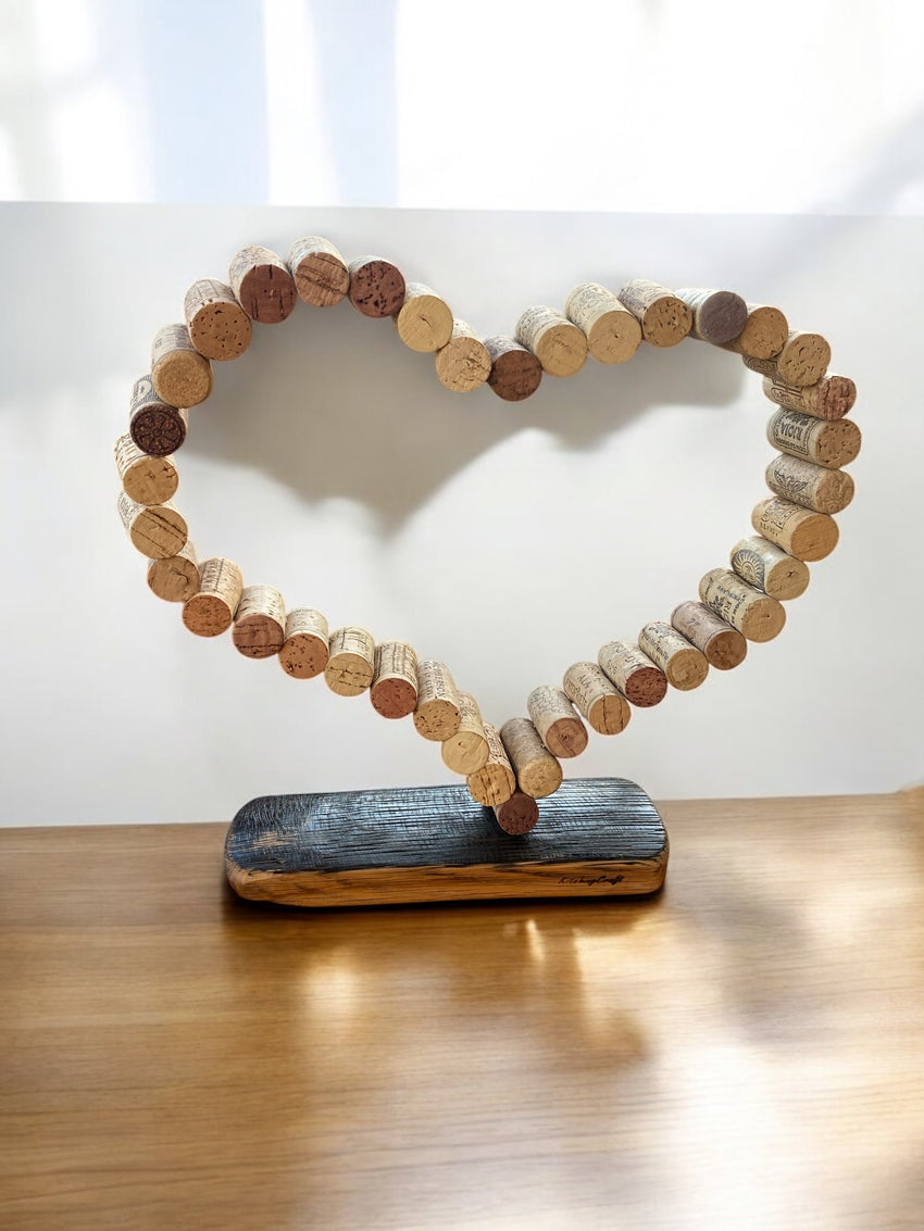 Cork Heart & Whiskey Stave