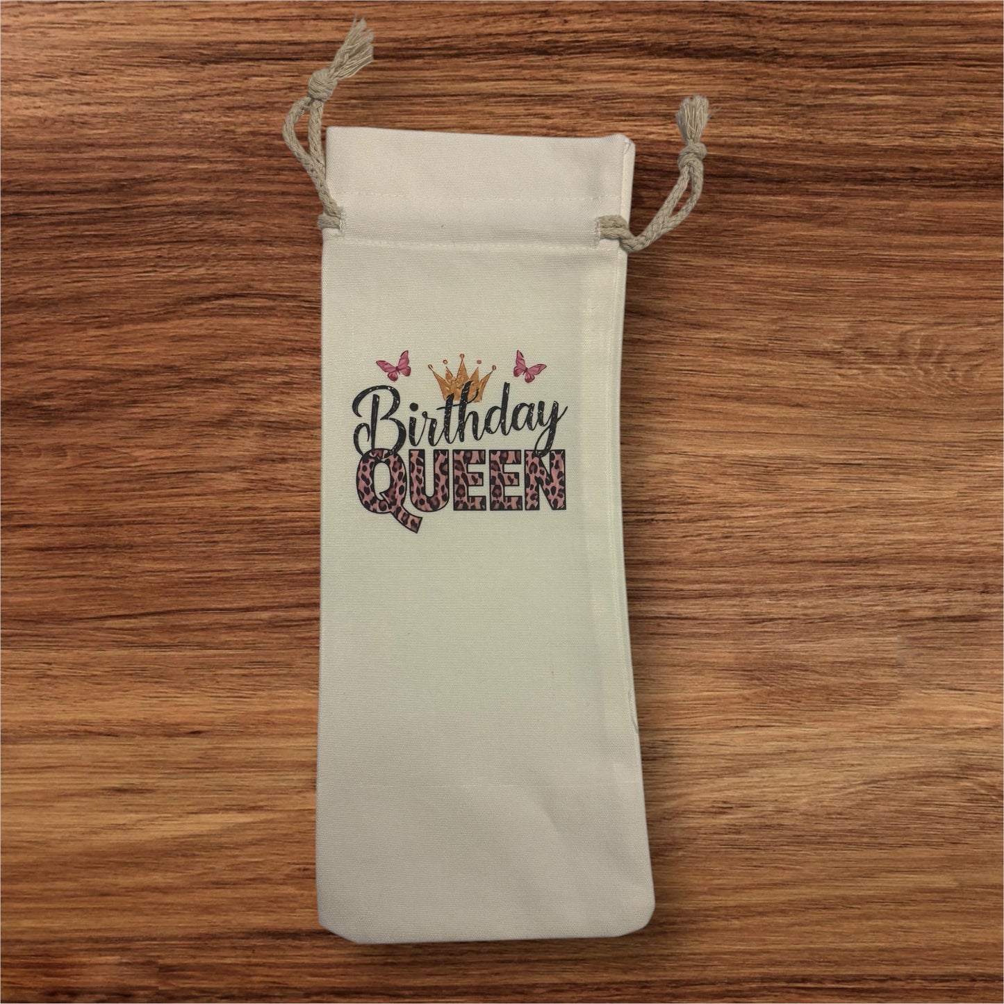 Canvas Bottle Gift Bag