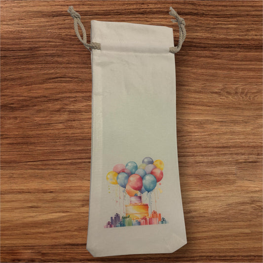 Canvas Bottle Gift Bag