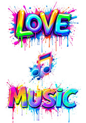 Love Music Wall Art